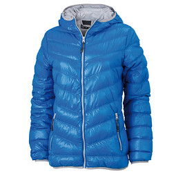 JAMES & NICHOLSON Damen Daunenjacke, blau/silber, S