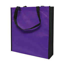 Joytex® Vliestasche Lisboa, lila/schwarz