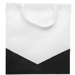 Joytex® Vliestasche Arrow, weiß/schwarz
