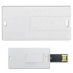 USB-Stick Mini-Card, 4 GB, weiß