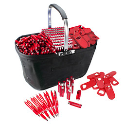 Werbe-Sparset, 301-tlg., inkl. Druck, rot