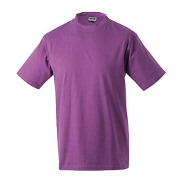 JAMES & NICHOLSON Herren T-Shirt, lila, XXL