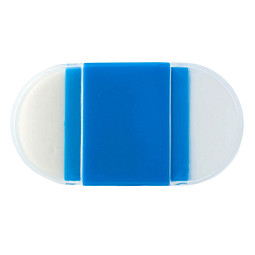 Spitzer-Radierer-Set, Blau