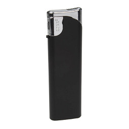Piezo-Gasfeuerzeug Slim, schwarz-matt
