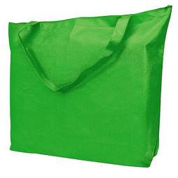 Joytex® Reissverschluss-Tasche Shopping-Time, apfelgrün