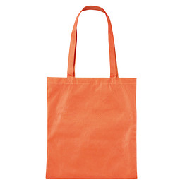 Vliestasche Textile mit langen Henkeln, mandarin