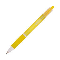 BIC® Kugelschreiber Clic Pen, blaue Mine, gelb-frosted