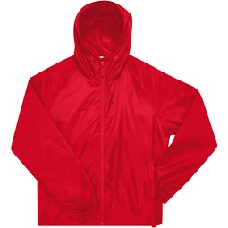 B&C Collection Unisex Windbreaker Jacke, rot, XL