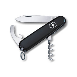 VICTORINOX Taschenmesser Waiter, 9 Funktionen, schwarz