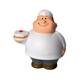 Herr Bert® Anti-Stress-Figuren Geburtstags Bert, weiß