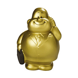 Herr Bert® Anti-Stress-Figuren Business Bert, gold