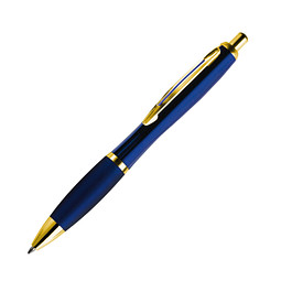 LANCE® Metall-Kugelschreiber Chicago, blaue Mine, gold,blau
