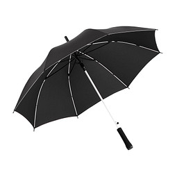 FARE® Automatik-Stockschirm Colorline, schwarz/weiß