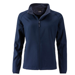 JAMES & NICHOLSON Damen Softshell-Jacke Promo, dunkelblau, M