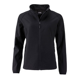 JAMES & NICHOLSON Damen Softshell-Jacke Promo, schwarz, L