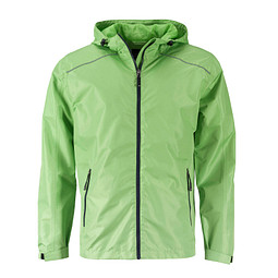 JAMES & NICHOLSON Herren Regenjacke Basic, Herren, grün, L