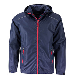 JAMES & NICHOLSON Herren Regenjacke Basic, Herren, dunkelblau, M