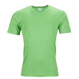 JAMES & NICHOLSON Herren Funktions T-Shirt Active, grün, XL