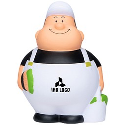 Herr Bert® Anti-Stress-Figuren Maler Bert mit Cap, schwarz/weiß