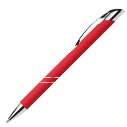 PENKO® Metall-Kugelschreiber Quito, blaue Mine, rot