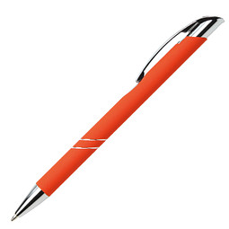 PENKO® Metall-Kugelschreiber Quito, blaue Mine, orange