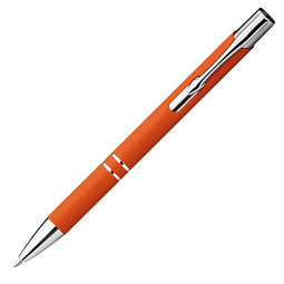 LANCE® Softtouch Metallkugelschreiber Santa Cruz, blaue Mine, orange