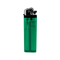 Feuerzeug Burn, grün-transparent