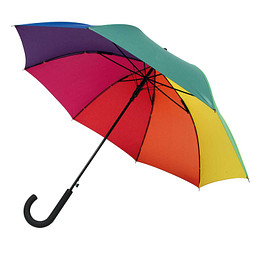 Automatik-Stockschirm Comfort, regenbogenfarben