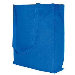 Baumwoll-Shopper Einkaufstasche, royalblau