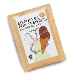 Eispulver Schoko Deluxe, inkl. Druck, 32g Portionsbeutel