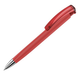 uma® Druckkugelschreiber TrinityGum, mit Metallspitze, blaue Mine, rot