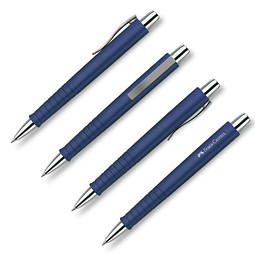 Gravur Kugelschreiber Kuli blau glänzend incl 