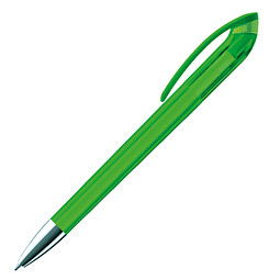 burger swiss pen® Drehkugelschreiber Beo-Brilliant, blaue Mine, apfelgrün-transparent