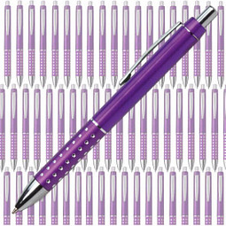 Werbe-Set: 300 Kugelschreiber Hollywood, inkl. Druck, blaue Mine, lila