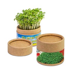 Pflanz-Cup inkl. Samen - Gartenkresse, inkl. Druck, individuell