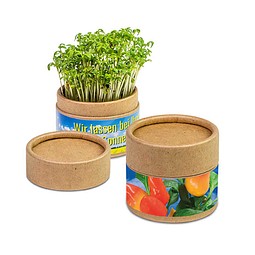 Pflanz-Cup inkl. Samen - Gewürzpaprika, inkl. Druck, individuell