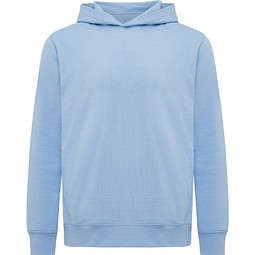 Iqoniq Yengo Hoodie mit Seitentaschen aus rec. Baumwolle, sky blue, S