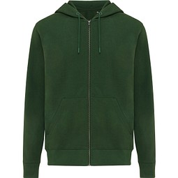 Iqoniq Abisko Zip-Kapuzenpullover, forest green, XXS