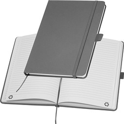 Notizbuch „Vario“, A5 , silbergrau