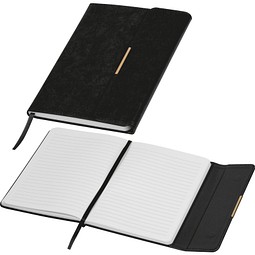 A5 Notizbuch mit Magnetverschluss JOSEPH, schwarz