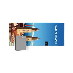 ActiveTowel® Sports 100x40 cm, weiss / individuell