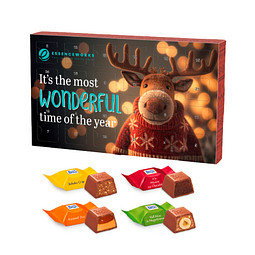 Adventskalender Eco L, Ritter SPORT Schokowürfel, inkl. Druck