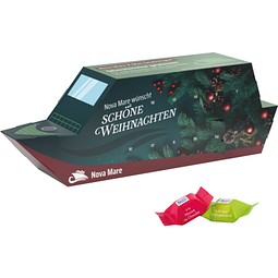 Adventskalender Schiff, Ritter SPORT Schokowürfel, inkl. Druck