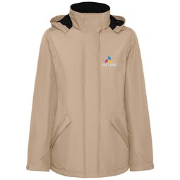 America wattierter Parka für Damen, Dark Sand, L