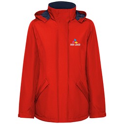 America wattierter Parka für Damen, rot, L