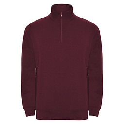 Aneto Pullover mit Viertelreißverschluss, Garnet, XL