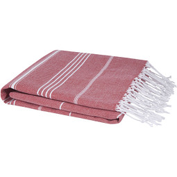 Anna 150 g/m² Hammam Baumwollhandtuch 100 × 180 cm, rot
