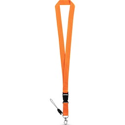 ANQUETIL. Lanyard aus Polyester, Orange