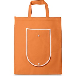 ARLON. Faltbare Einkaufstasche aus Non-woven (80 g/m²), Orange