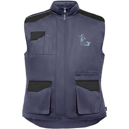 Armada Arbeitsweste mit mehreren Taschen, blei, 2XL